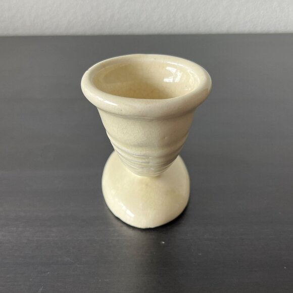 Vintage Mini Ceramic Cornucopia Bud Vase // Pacific Pottery // 3" Tall - Picture 6 of 8